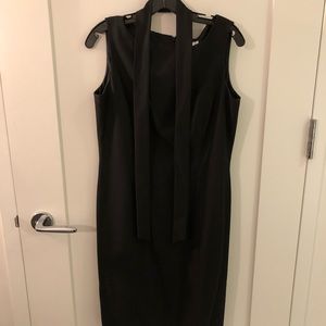 Tahari Arthur Levin Classics Black Sheath Dress